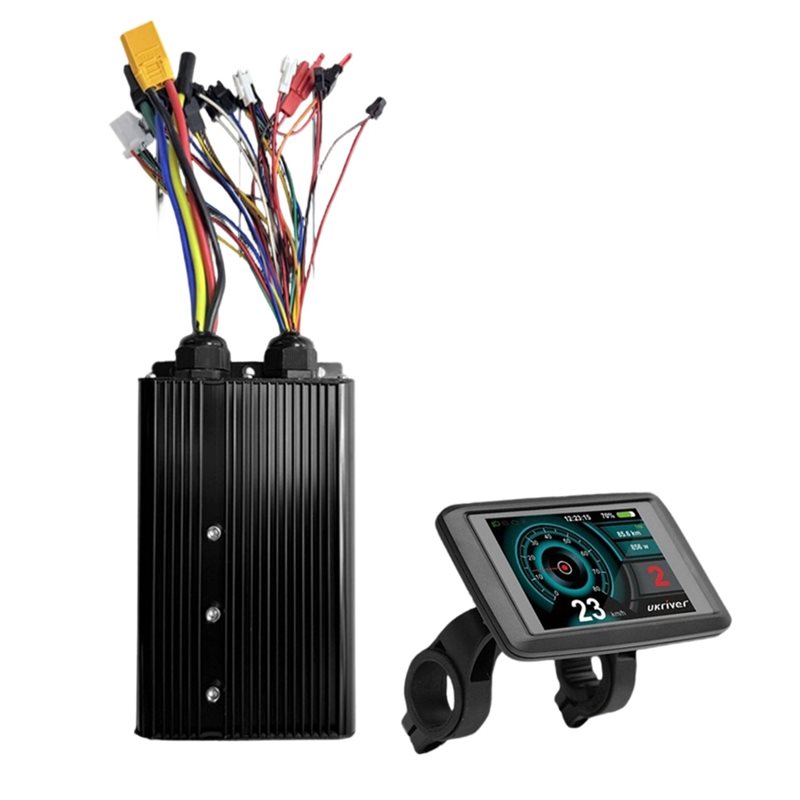 Sine Wave Controller 48V 72V 80A - HOES-UKC1+ Compteur à écran LCD +