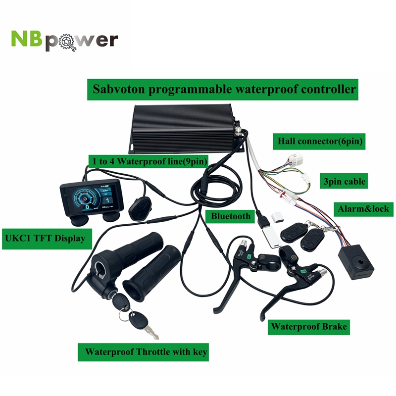 Contrôleur programmable Sabvot - 72V 5000W Hub Motor Kit avis et prix